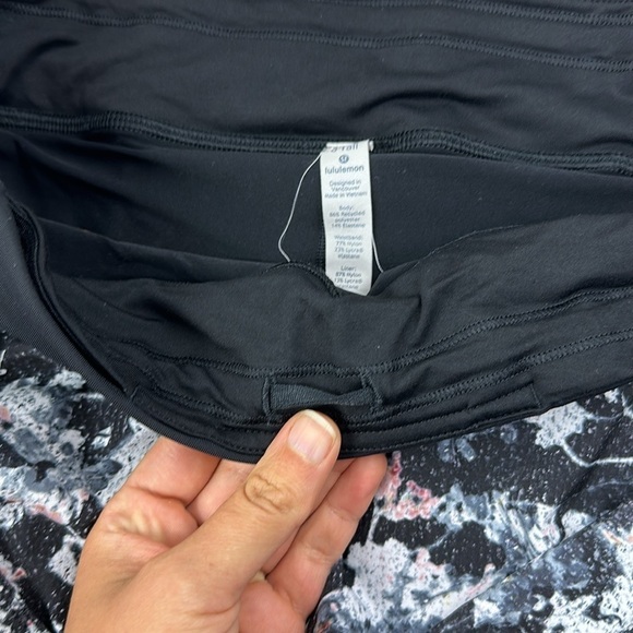 Lululemon Pace Rival Skirt (Tall) *No Panels Spring Bloom Multi / Black - Picture 3 of 6
